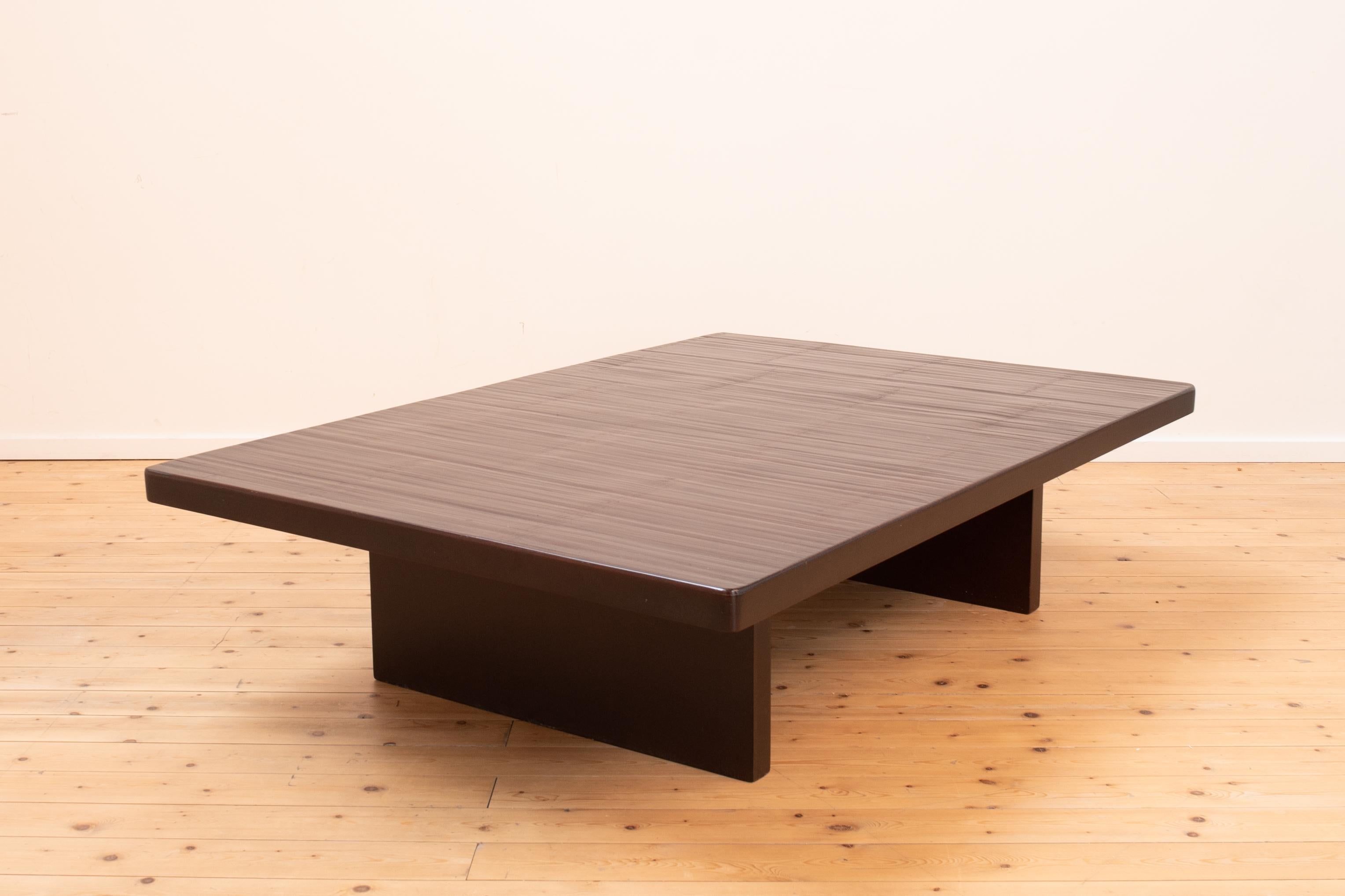 Belgian Bamboo Coffee Table by Axel Vervoordt
