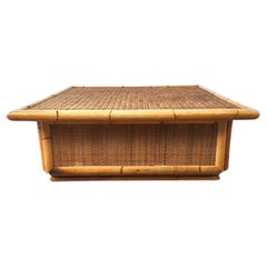 Bamboo coffee table by Dal Vera, 1960