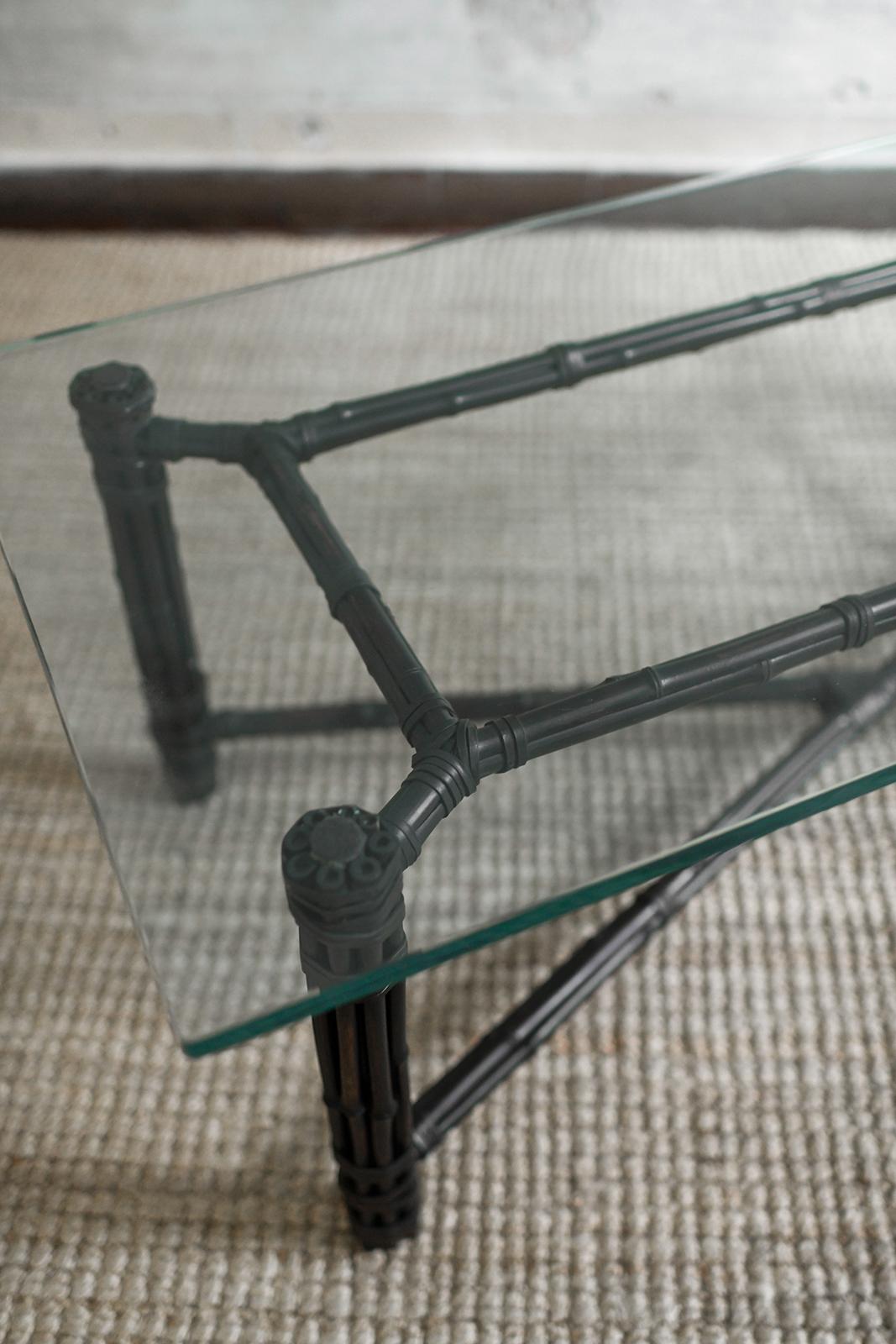 Fin du 20e siècle Table basse en bambou - Elinor & John McGuire San Francisco 1970 en vente