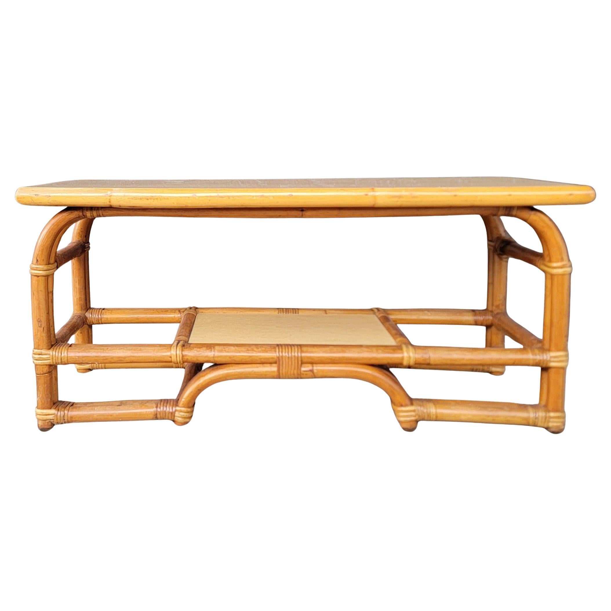 Bamboo Coffee Table For Sale