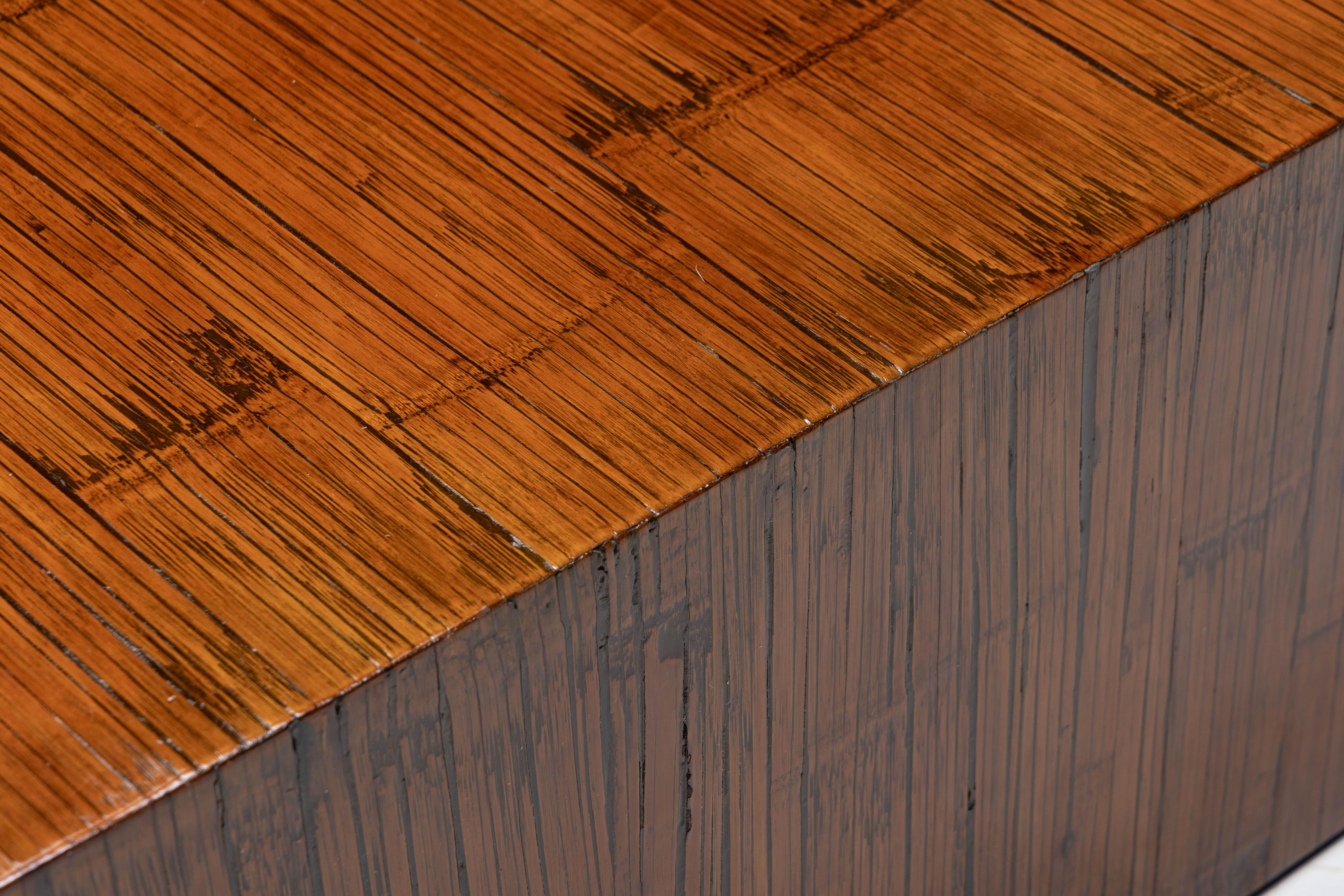 Bamboo Coffee Table in the Style of Axel Vervoordt, Belgium, 1980s 13