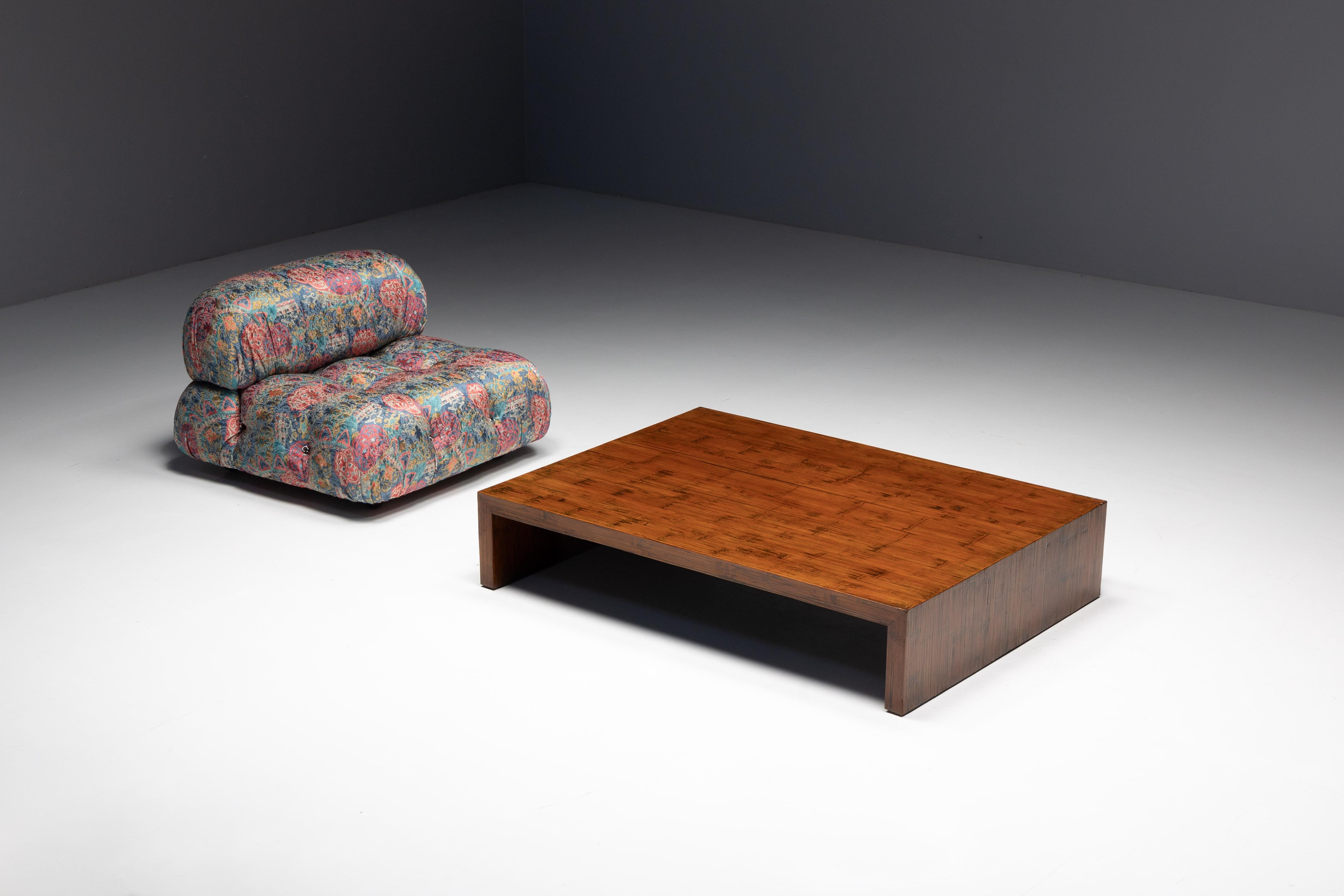 Bamboo Coffee Table in the Style of Axel Vervoordt, Belgium, 1980s 14