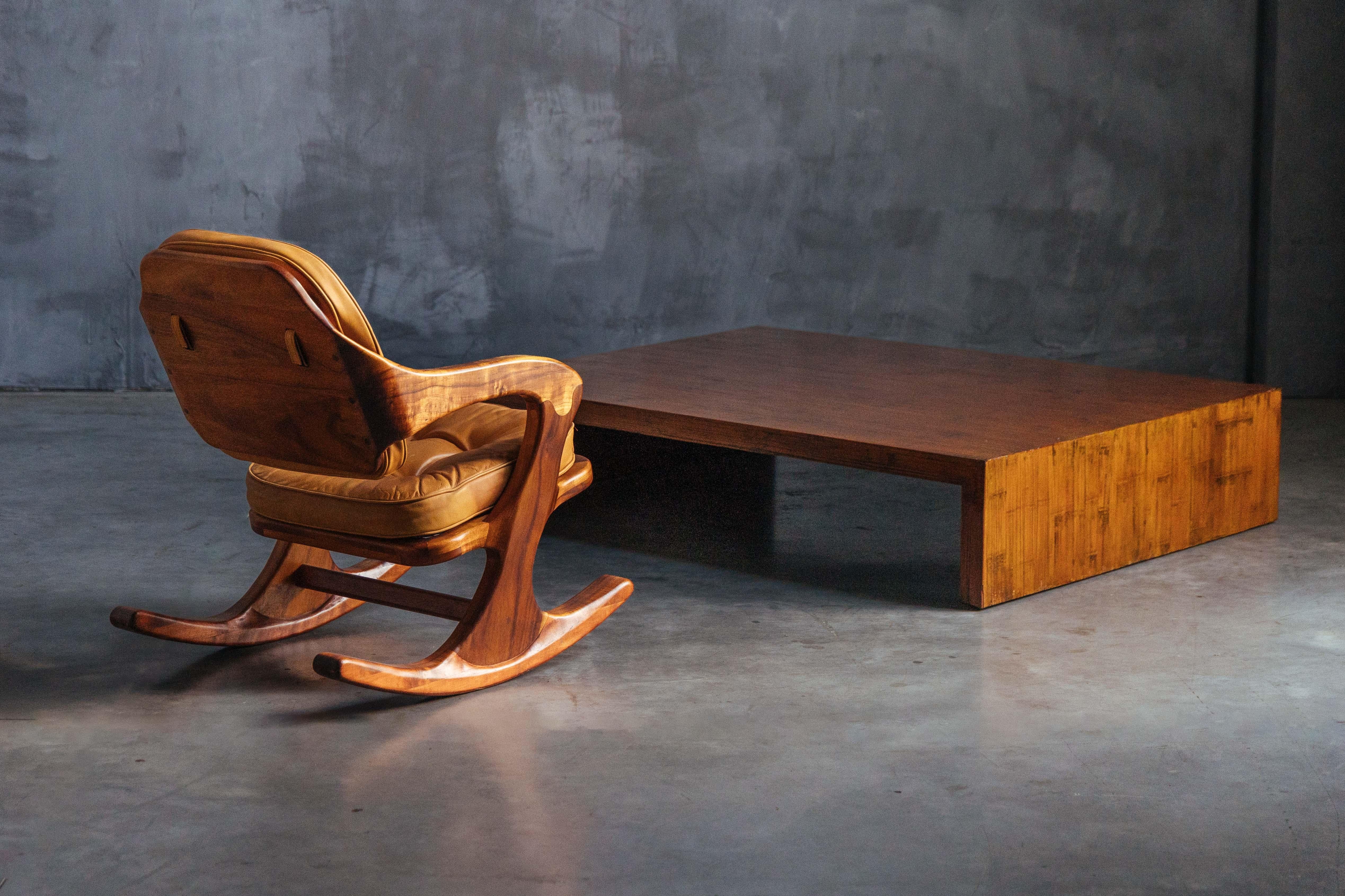 Bamboo Coffee Table in the Style of Axel Vervoordt, Belgium, 1980s 2