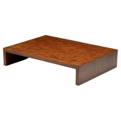 Bamboo Coffee Table in the Style of Axel Vervoordt, Belgium, 1980s