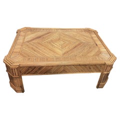 Bamboo Coffee Table, Italy, Mid Century