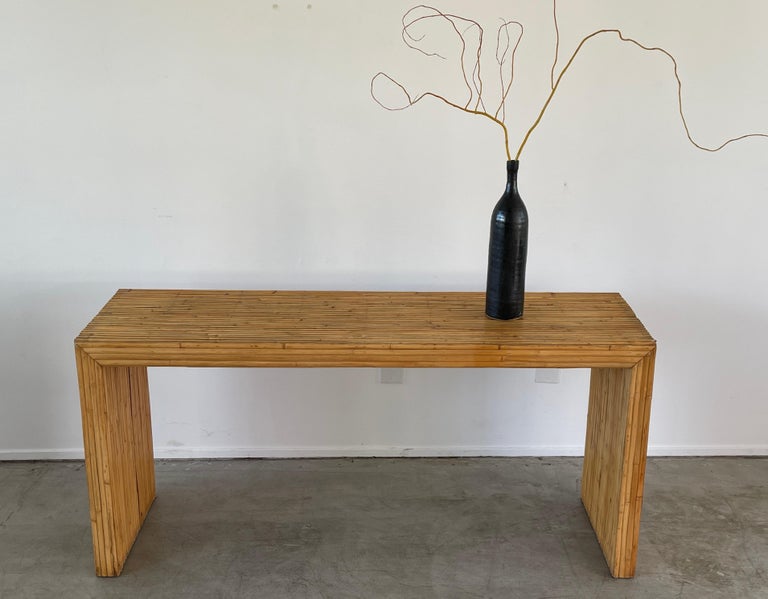 Bamboo Console For Sale 7