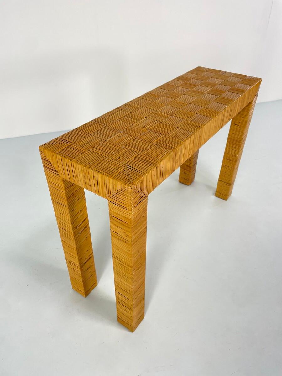 Bamboo Console Table 2