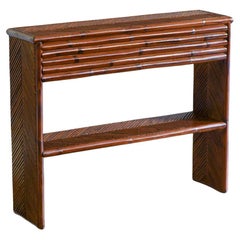 Console en bambou avec étagère - Editions Molto