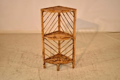 Bamboo Corner Shelf, C. 1960
