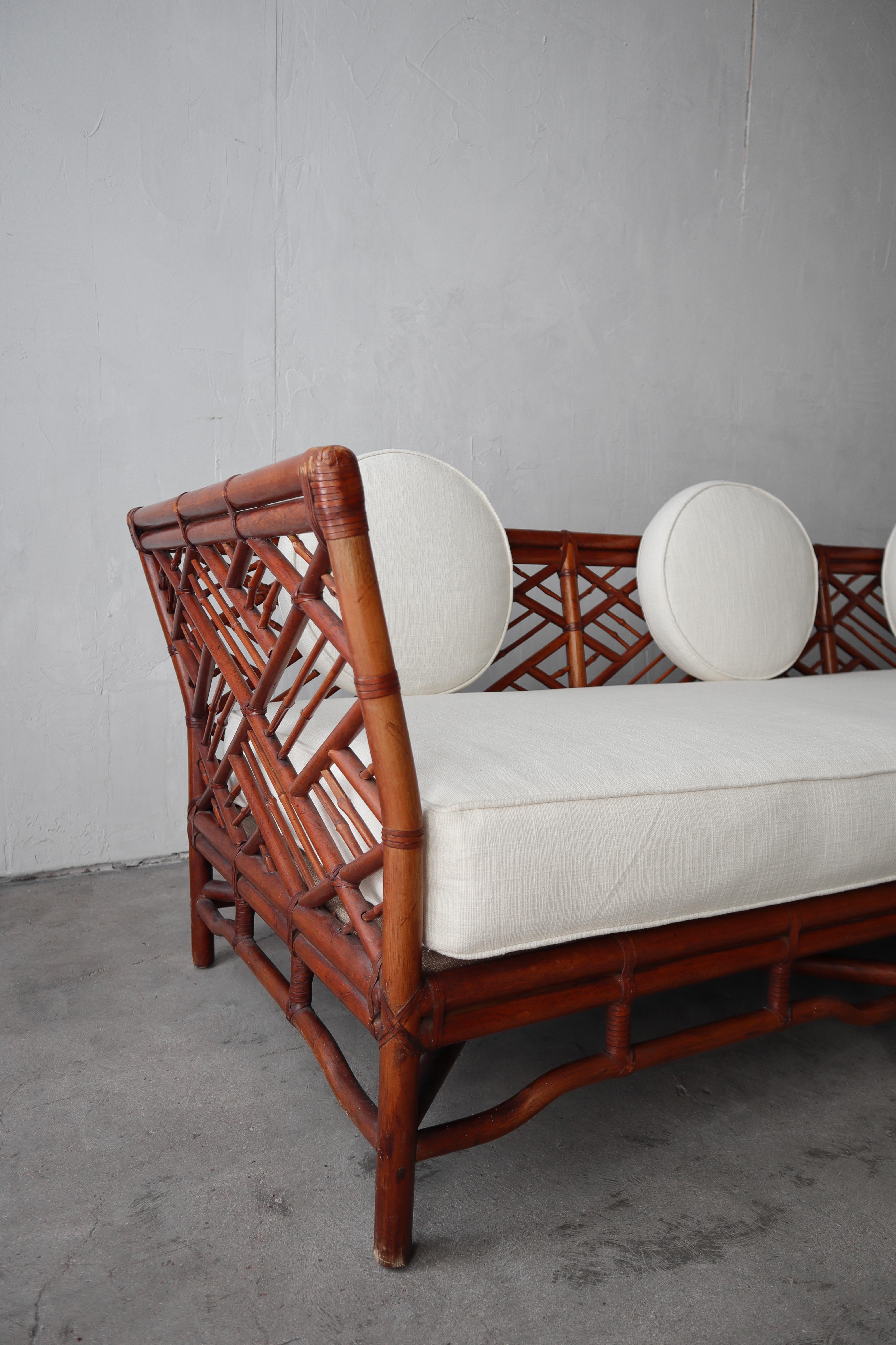 Organic Modern Bamboo Daybed Sofa by Brown Jordan