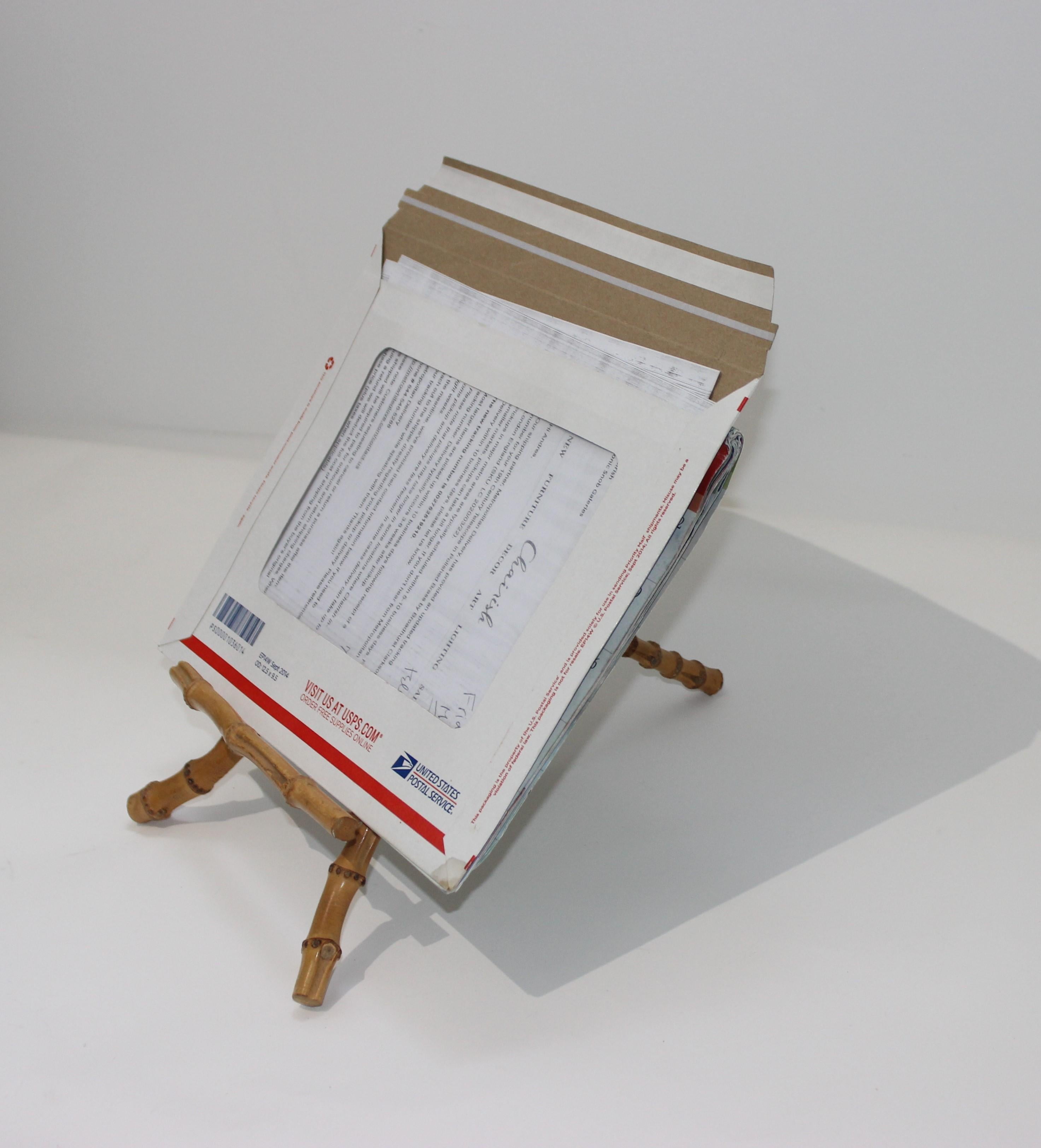Bamboo Desk Accessory, Letter Holder Work Papers Easel 4