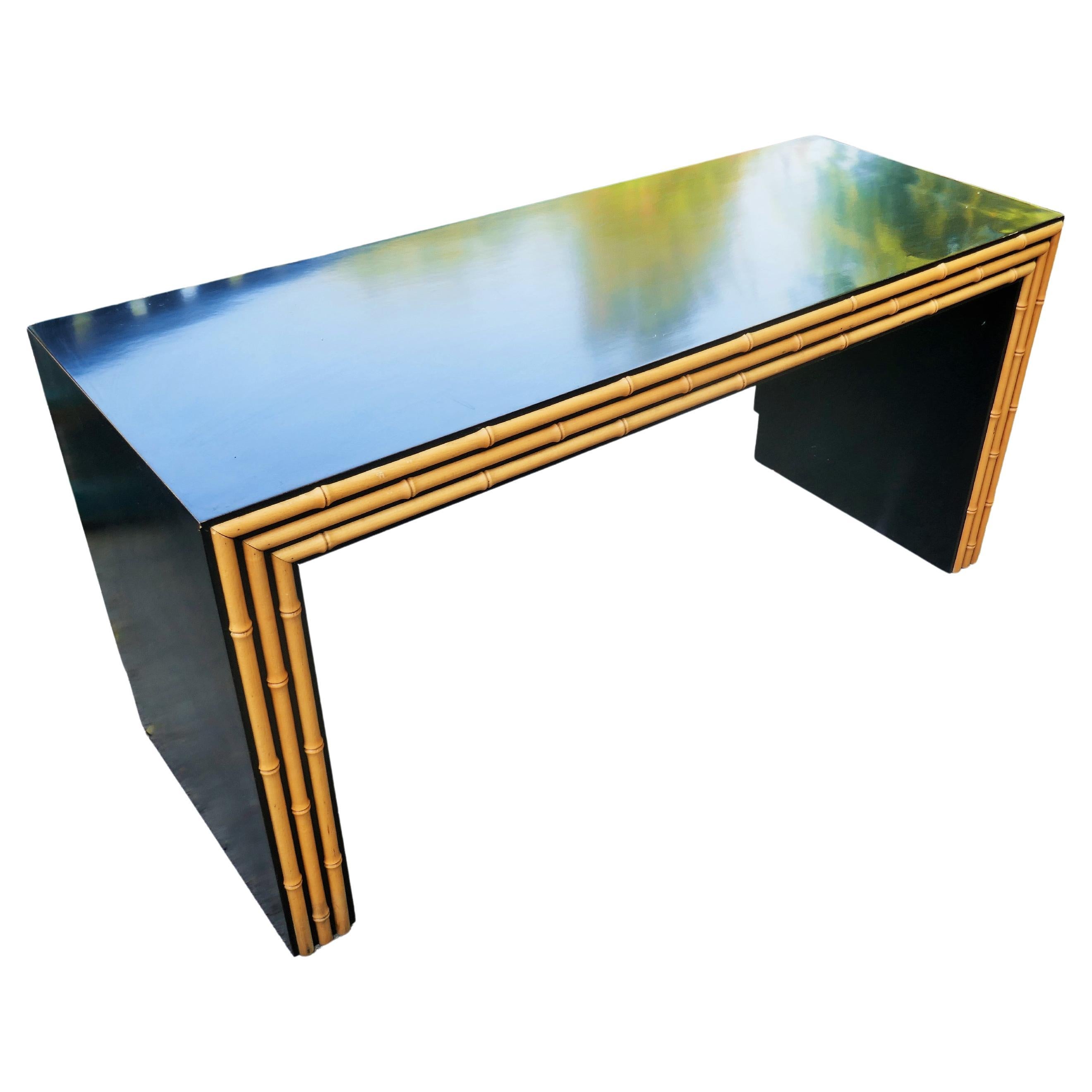 Bamboo desk or console (Holz) im Angebot