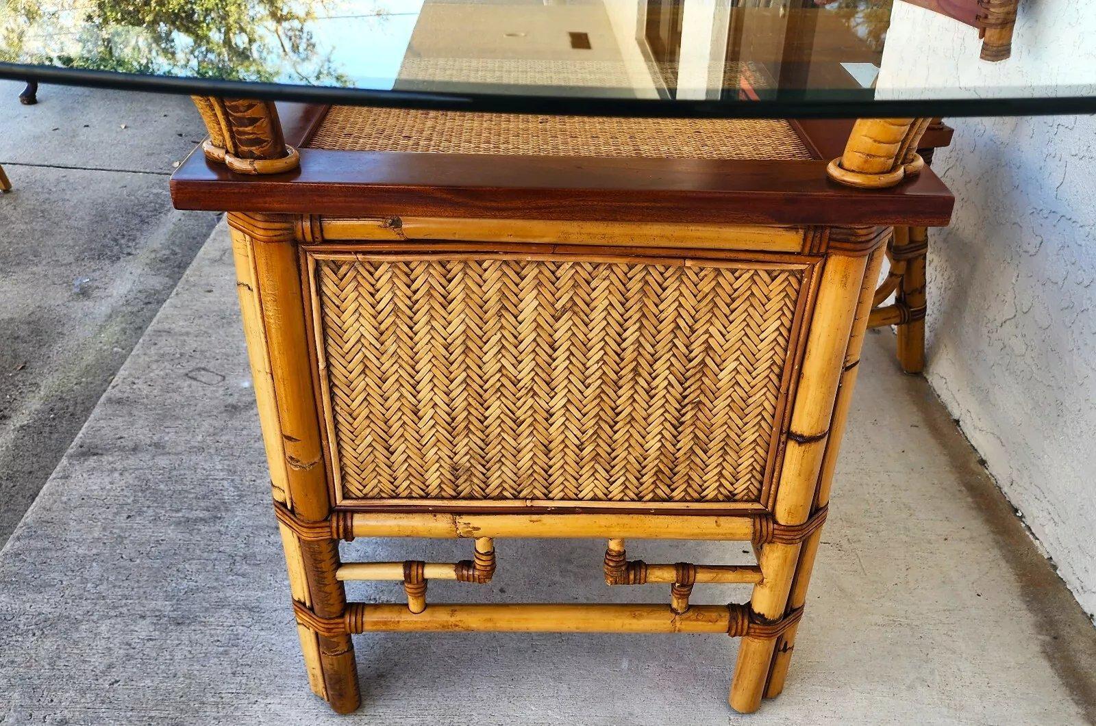 Bamboo Dining Set Custom Made For Sale 11