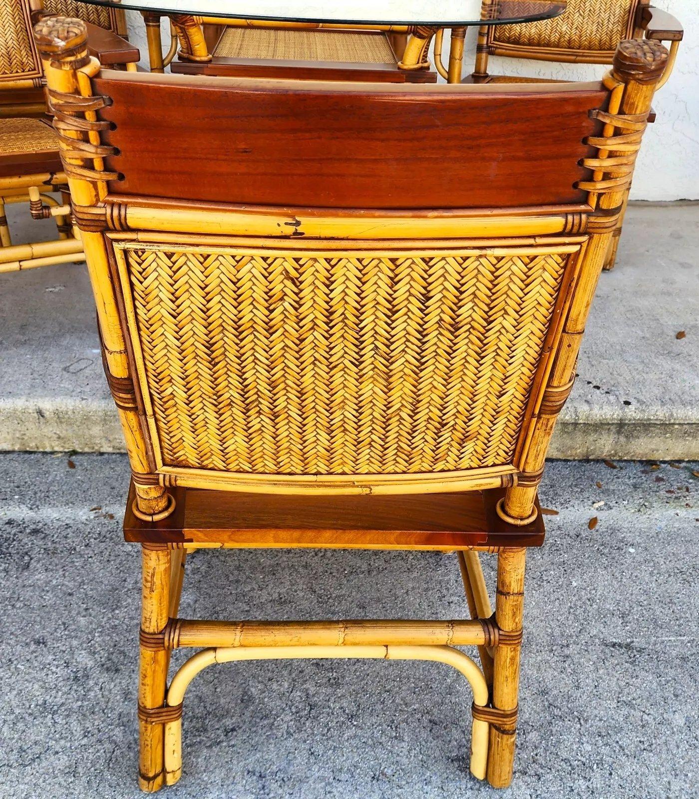 Bamboo Dining Set Custom Made For Sale 3