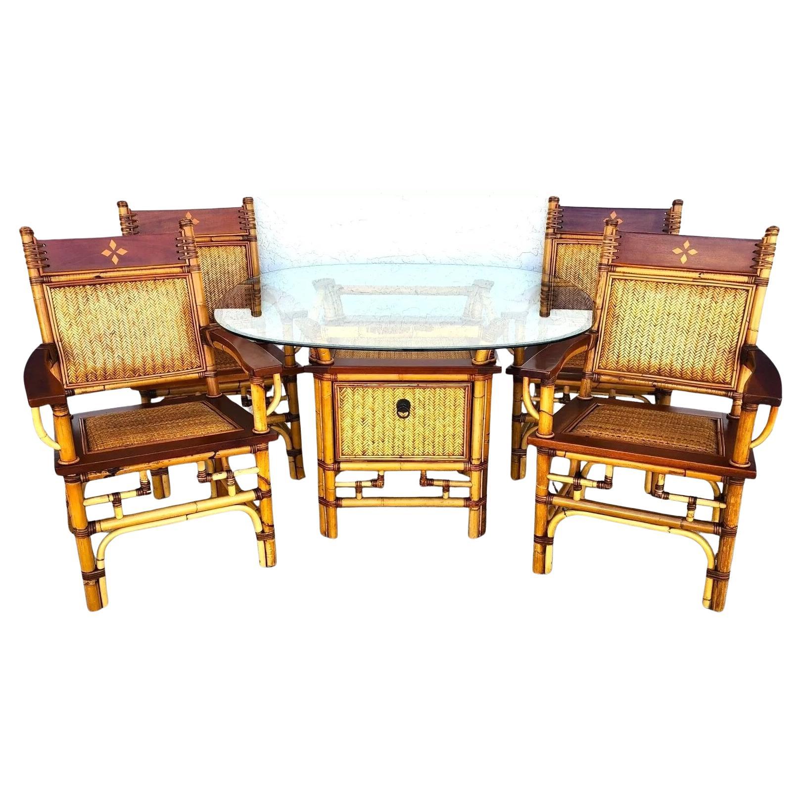 Bamboo Dining Set Custom Made For Sale
