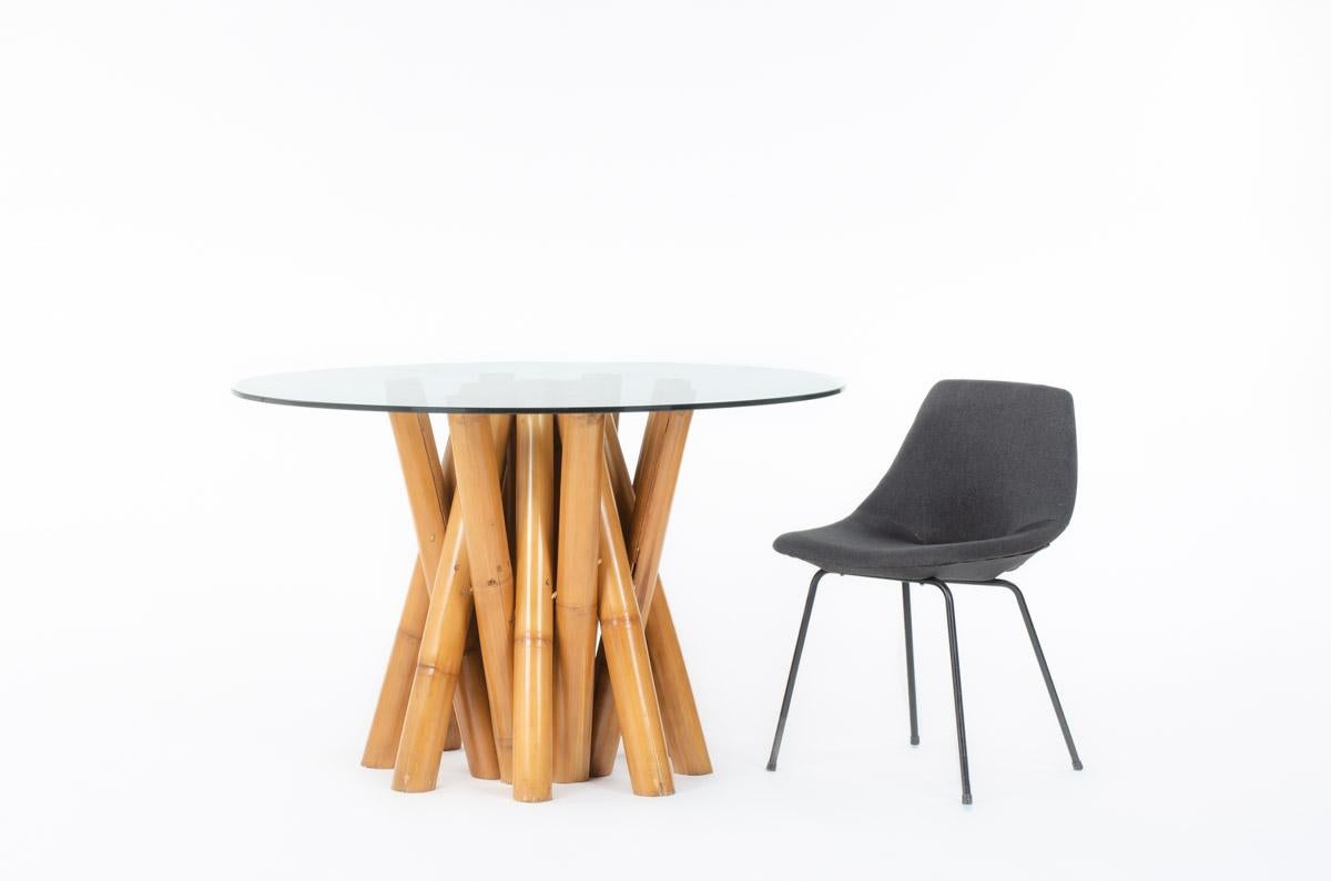 Bamboo Dining Table 1970 3