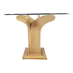 Table de salle à manger en bambou de Vivai del Sud, 1970
