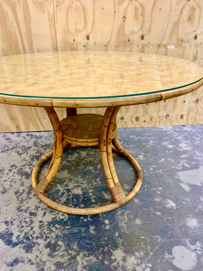 Bamboo Dining Table  For Sale 1