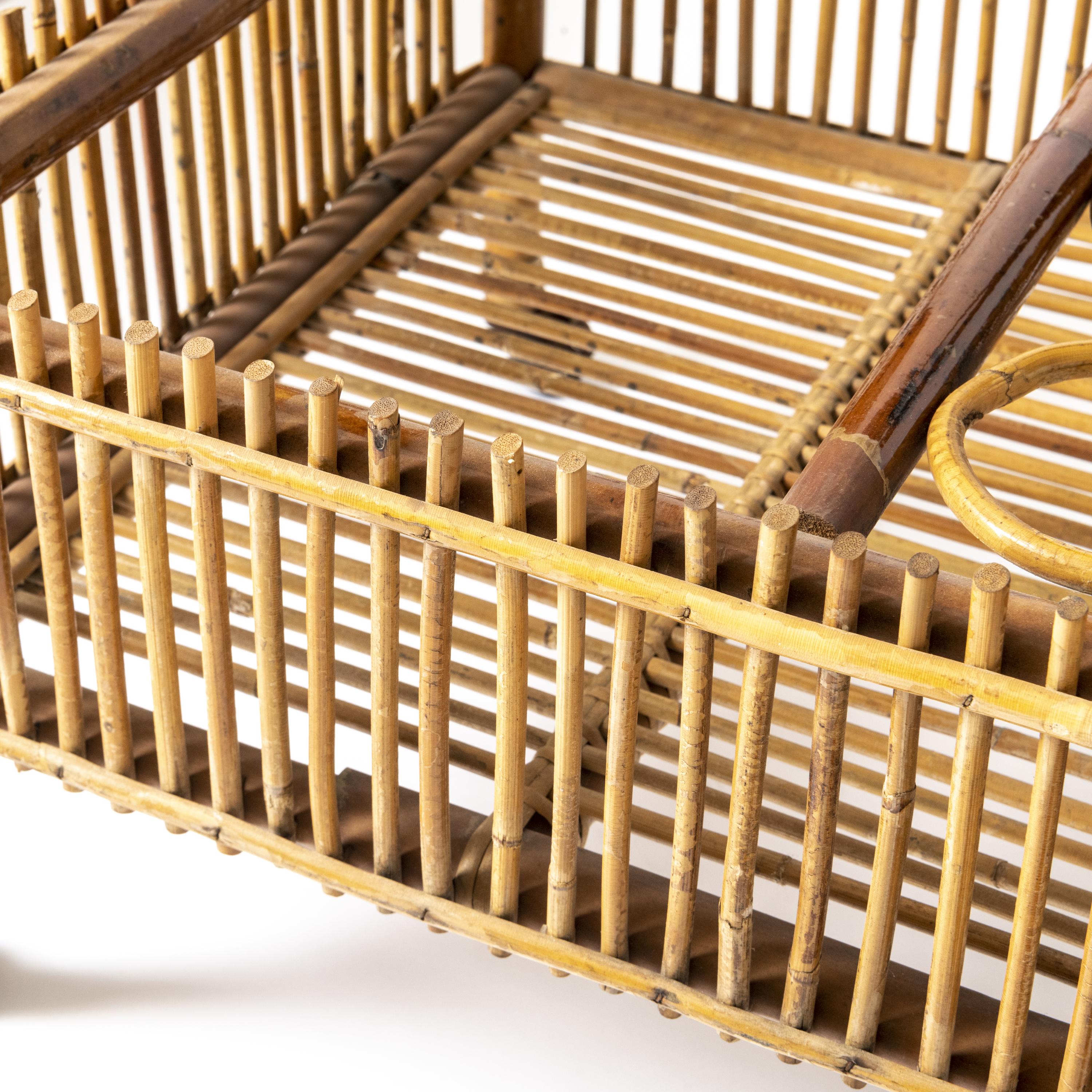 Bamboo Drinks Trolley, Italy circa 1950 7