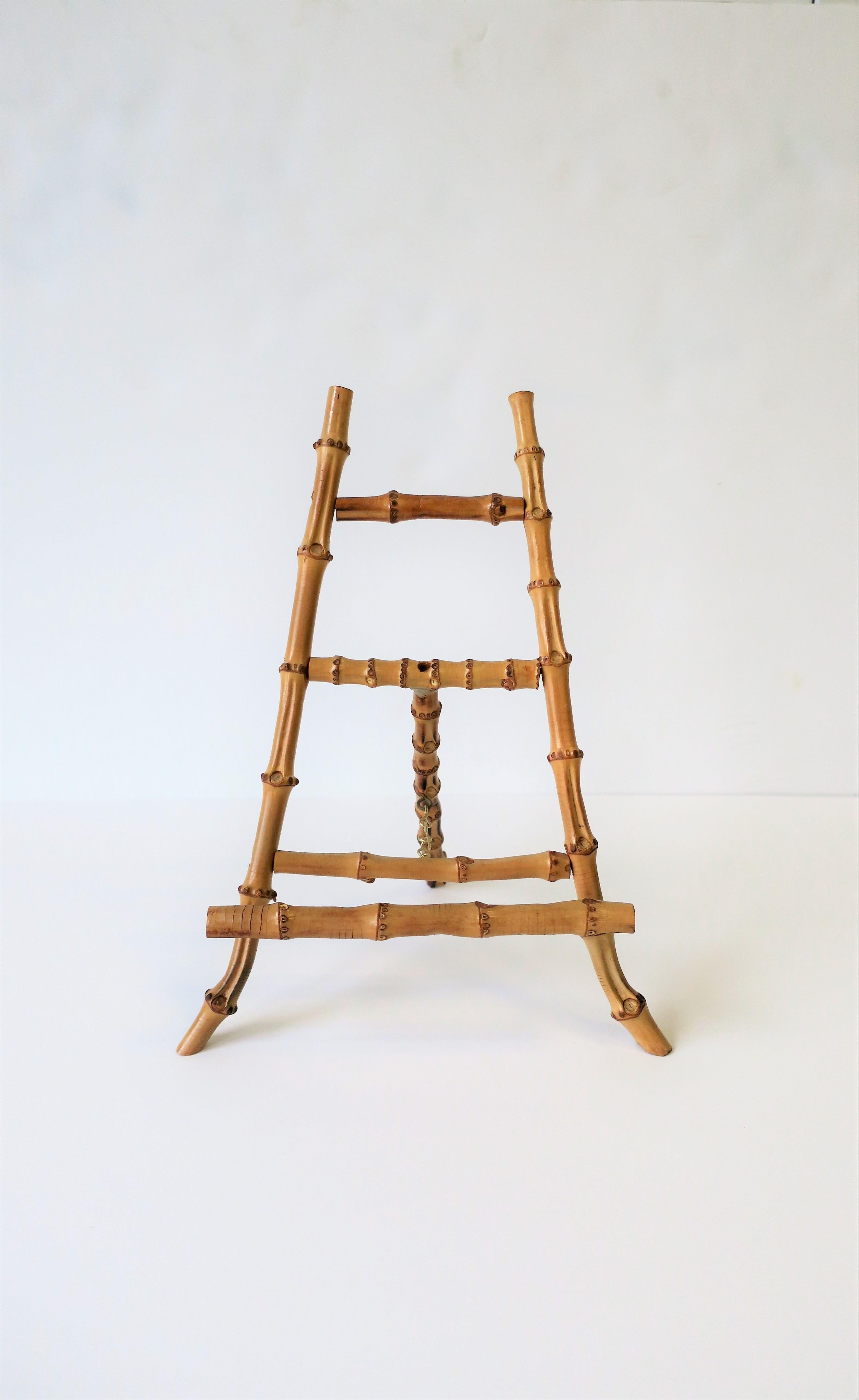 bamboo easel stand