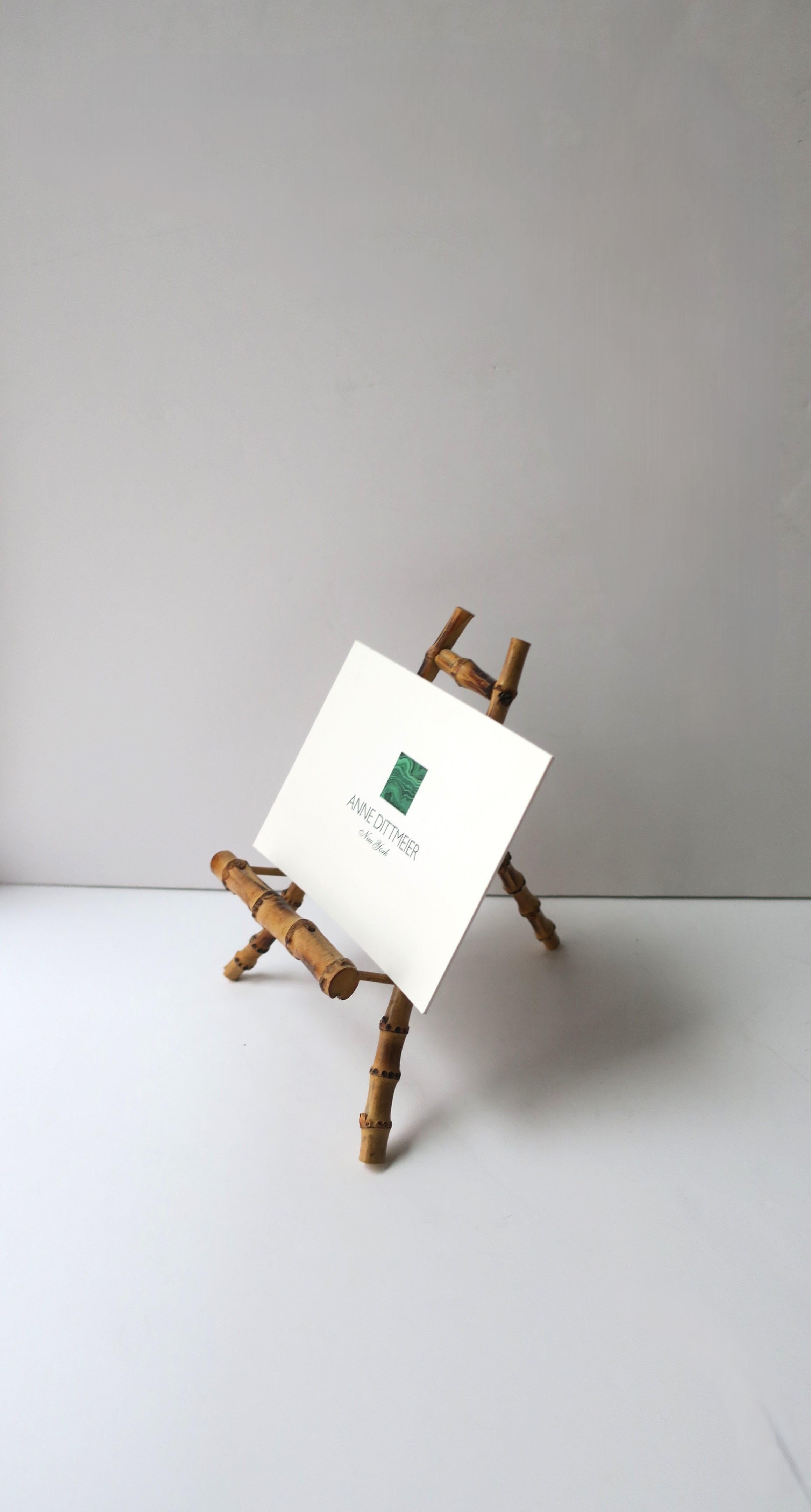 Bamboo Easel In Excellent Condition In New York, NY
