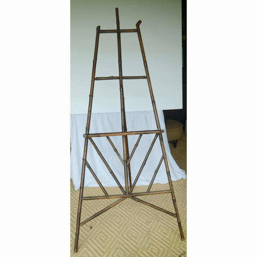 Bamboo Easel In Good Condition For Sale In Napa, CA