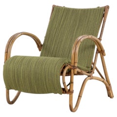 Bamboo easy chair made by R. Wengler