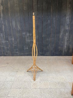 Bamboo Floor Lamp, circa 1960-1970