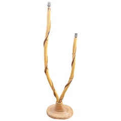 Bamboo Floor Lamp circa 1960-1970