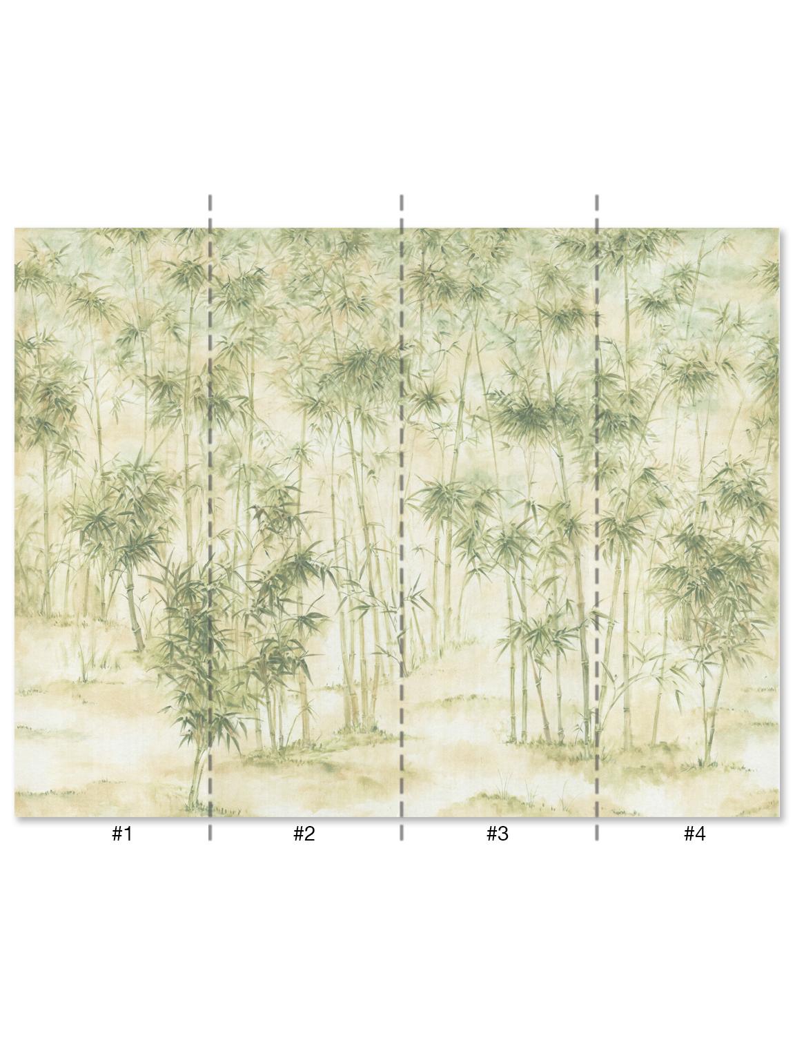 American Bamboo Forest Chinoiserie Mural