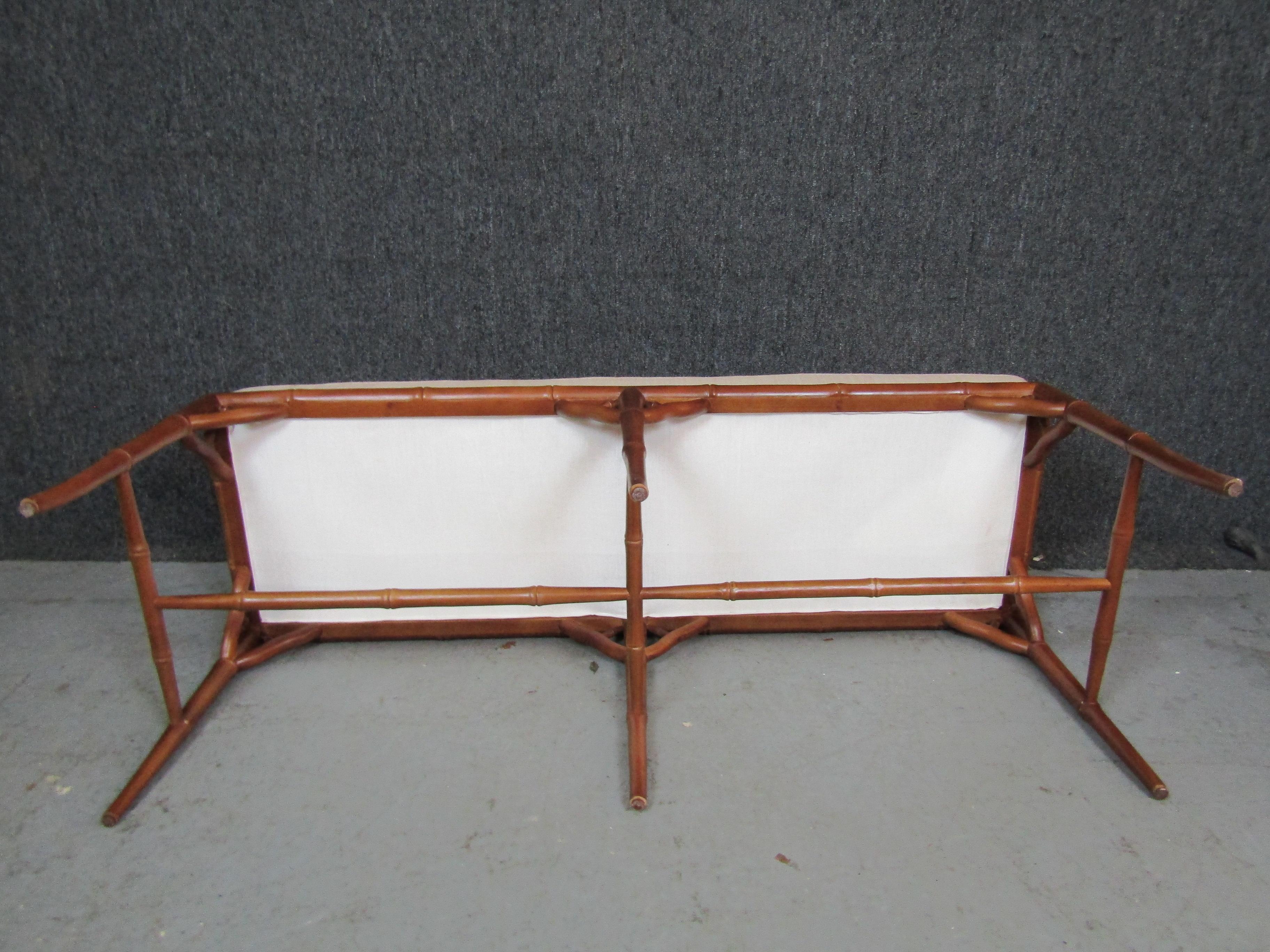 Bamboo Frame Bench 2