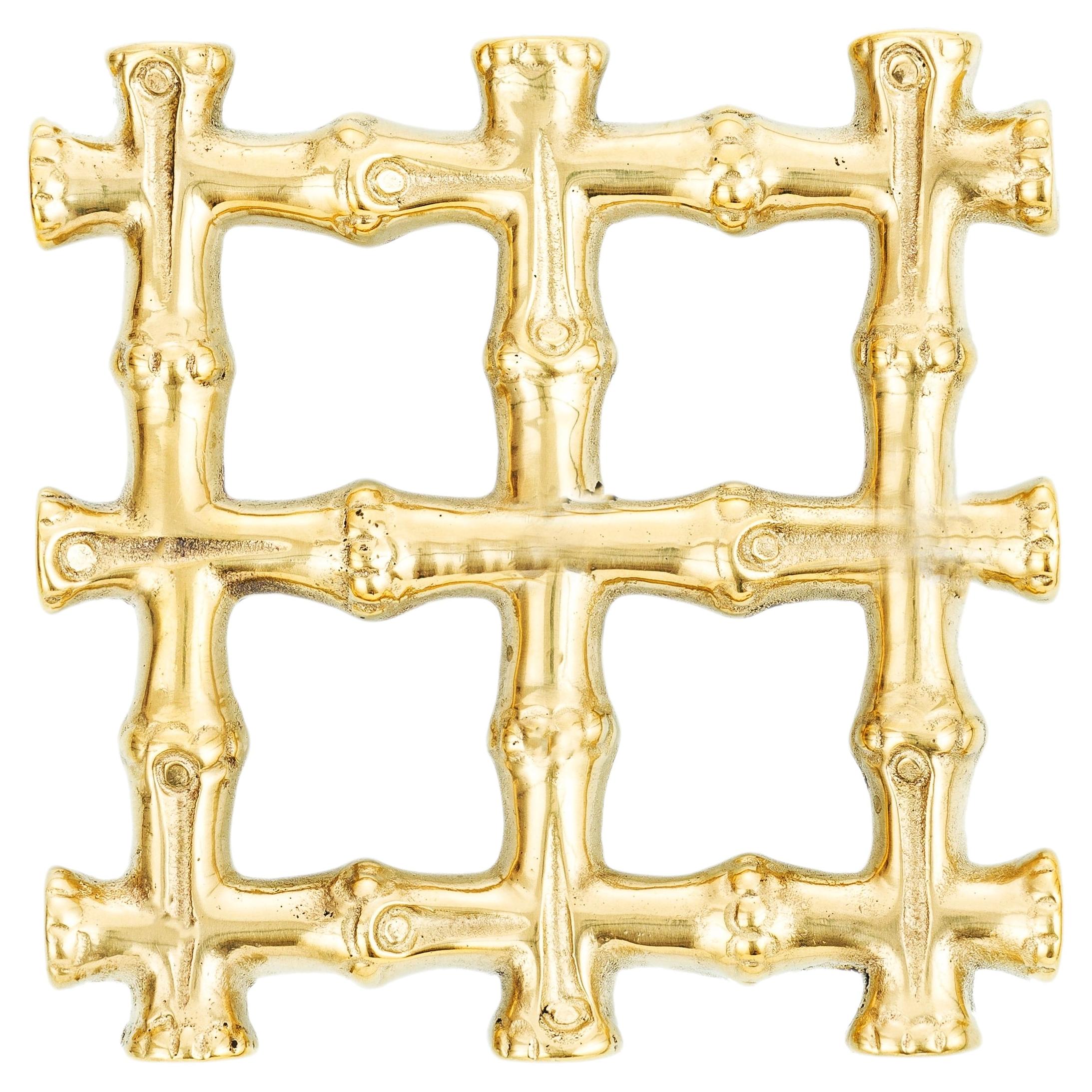 Bamboo Fukuoka - bamboo brass knob For Sale