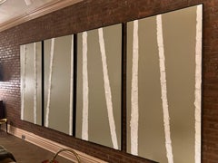 "Bamboo Grove" Large Original Oil Paintings, Series of Four by Christopher Noto