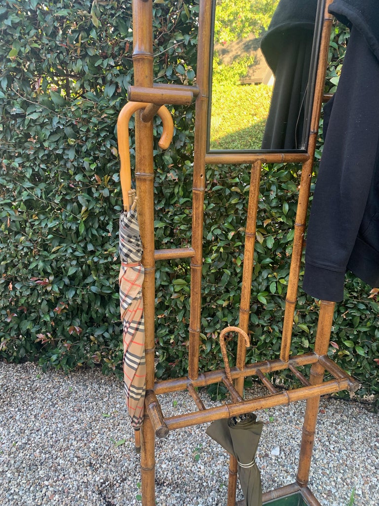 Bamboo Hall Tree at 1stDibs