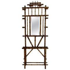 Bamboo Hall Tree Umbrella Stand English, 19th Century