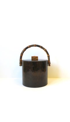 Gucci Style Bamboo Handle Ice Bucket