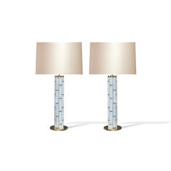 BAMBOO II Rock Crystal Quartz Lamps by Phoenix