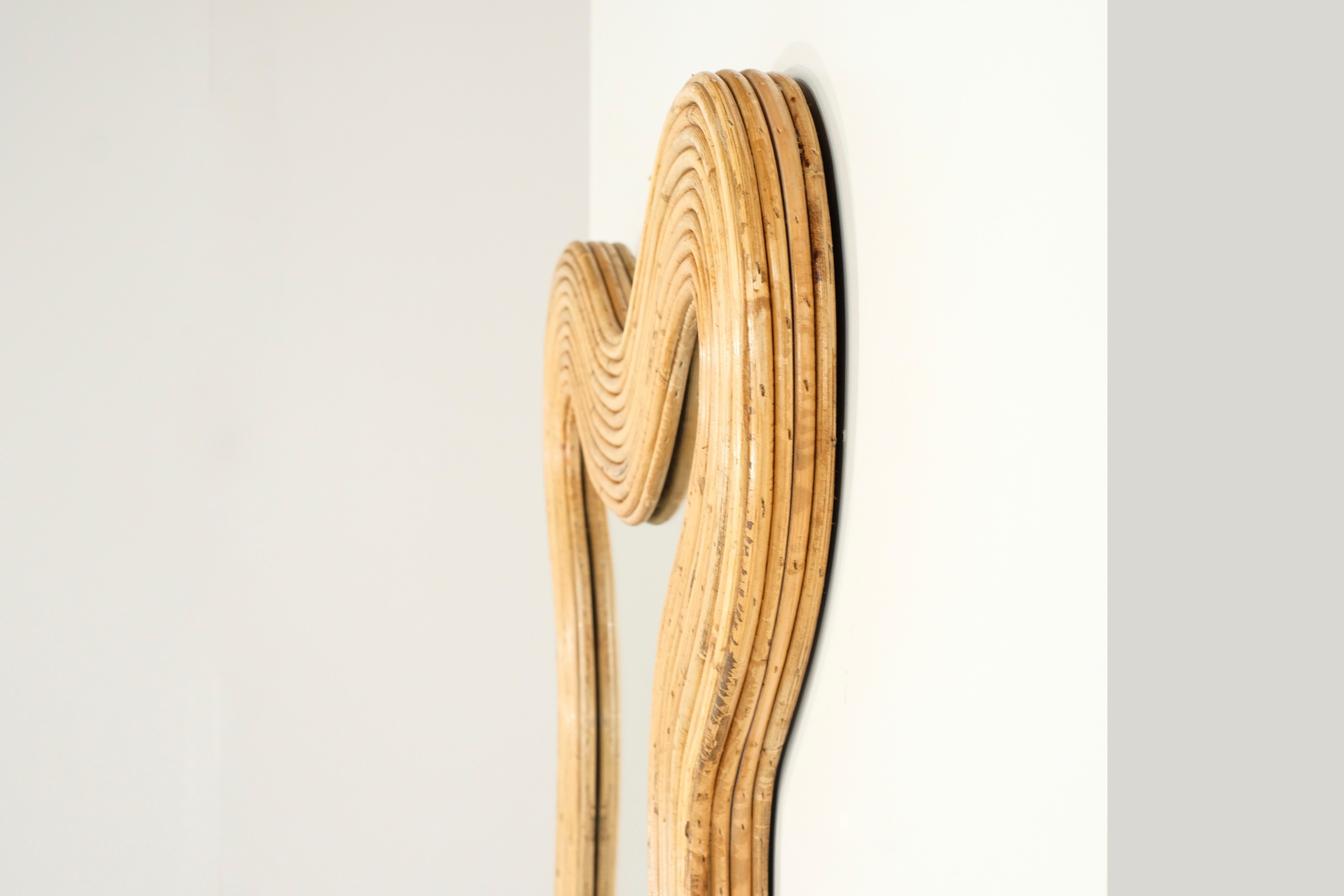 Bamboo in Mirror Large Size, Italien Contemporary. im Angebot 2