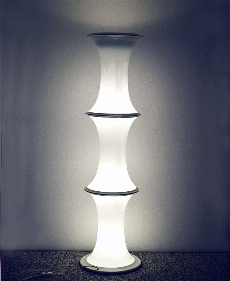Italian  Bamboo lamp by Tronconi for Vistosi Murano, 1970