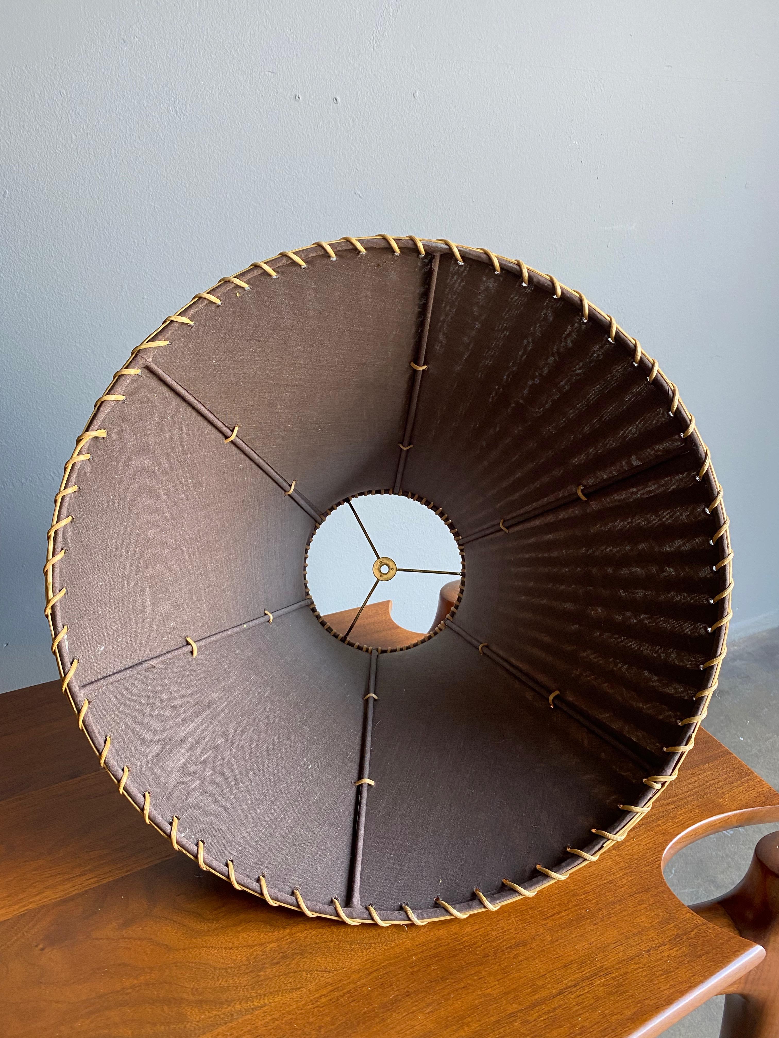Bamboo Lamp Shade. circa 1990 2