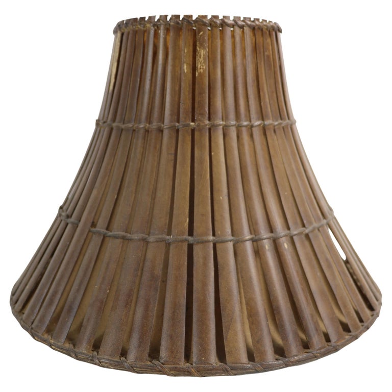 Bamboo Lamp Shade at 1stDibs