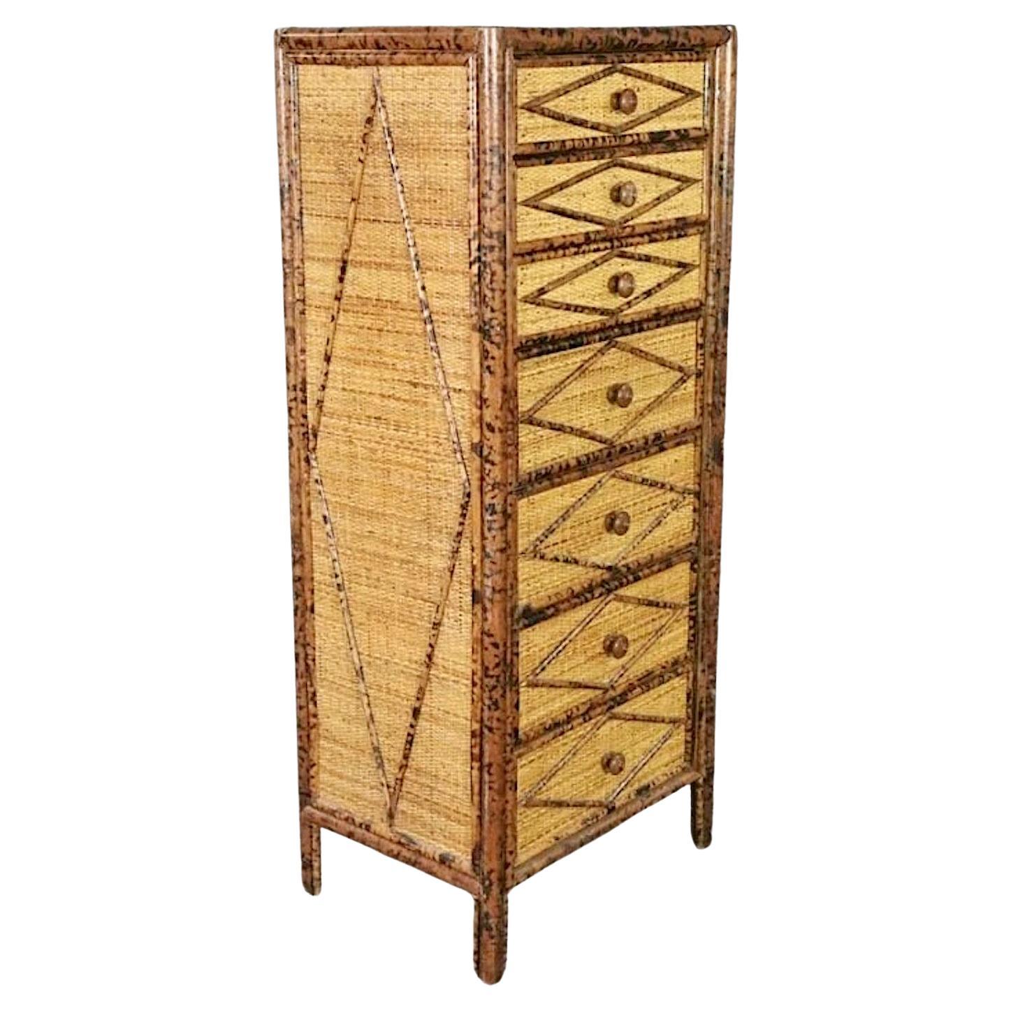 Bamboo Lingerie Chest For Sale
