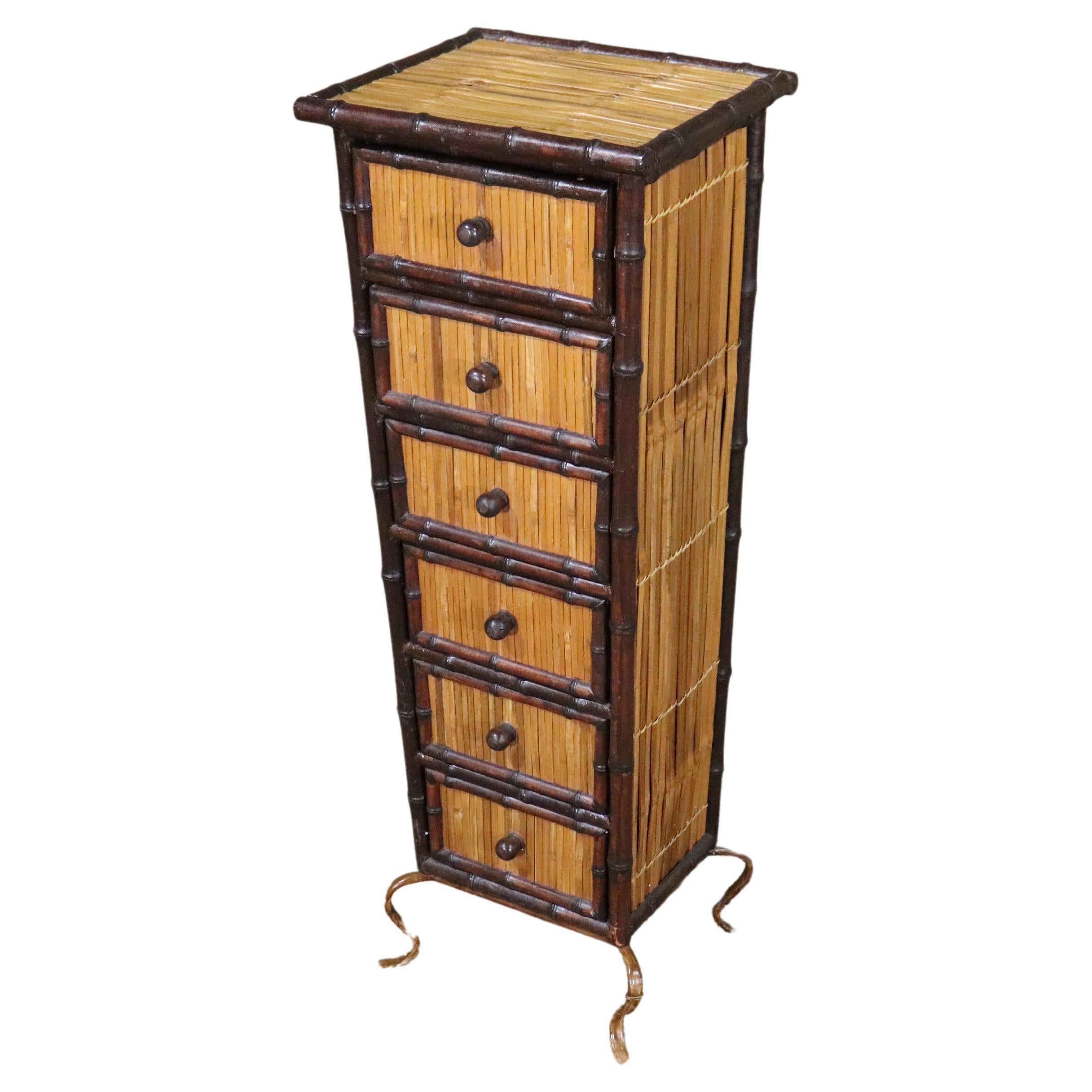 Bamboo Lingerie Chest For Sale