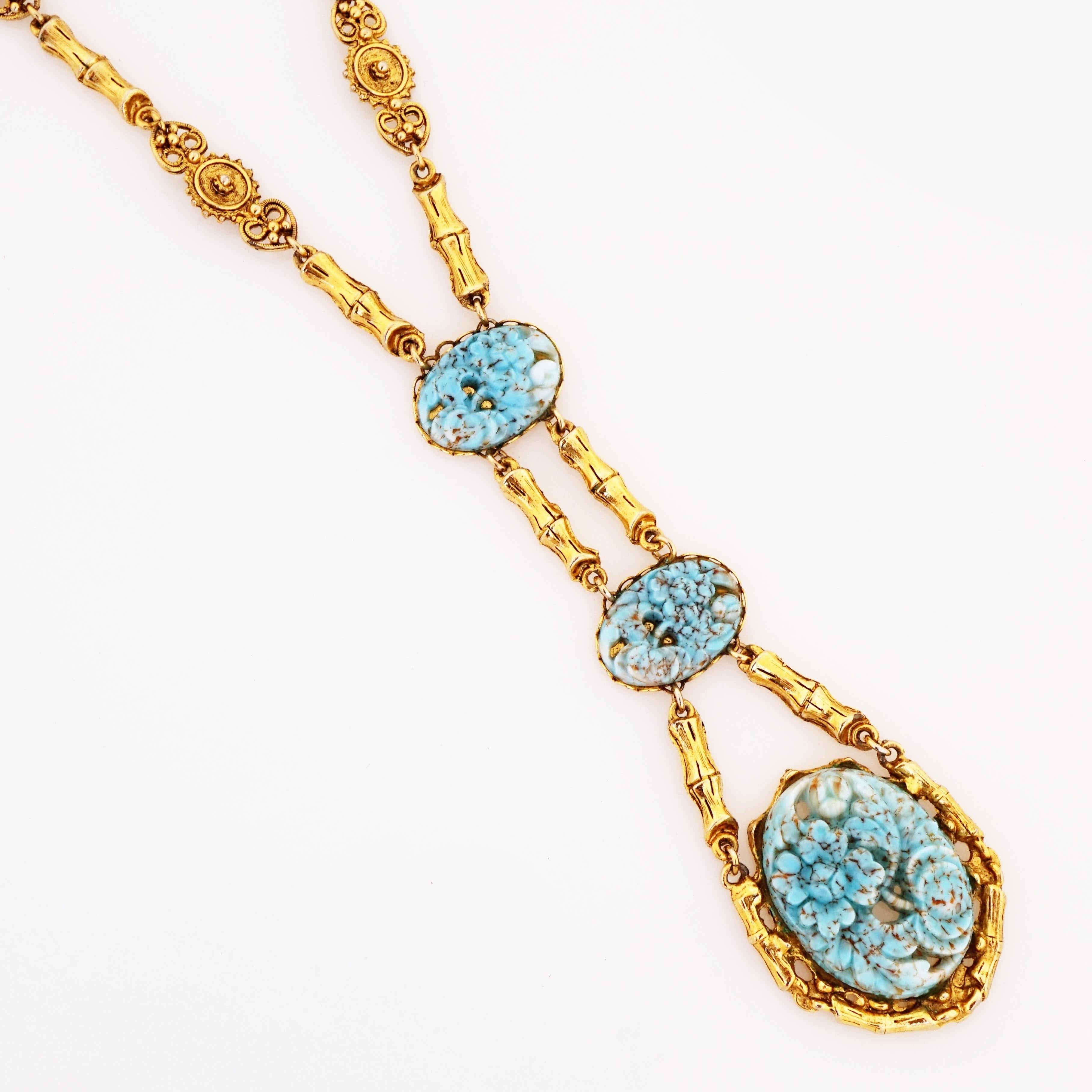 goldette turquoise necklace