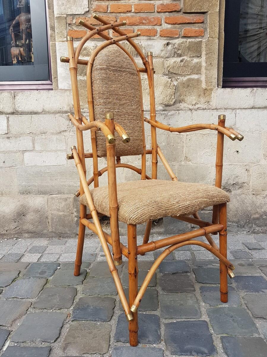 Ensemble de salon en bambou par Giusto Puri Purini, années 1950 en vente 2