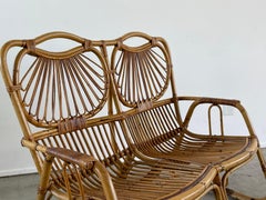 Italian Bamboo Settee