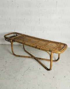 Bamboo low bar table 60s