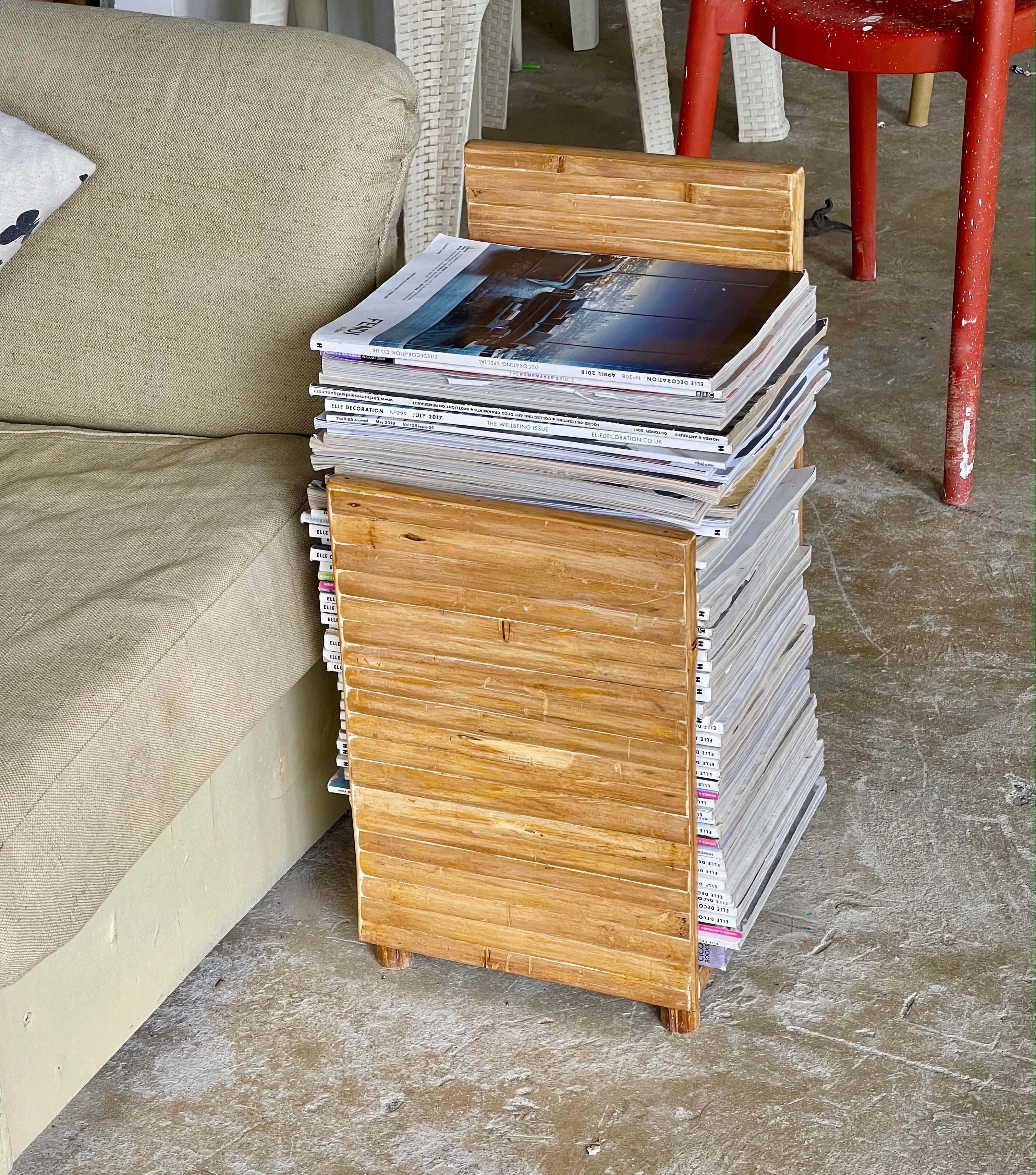bamboo magazine racks