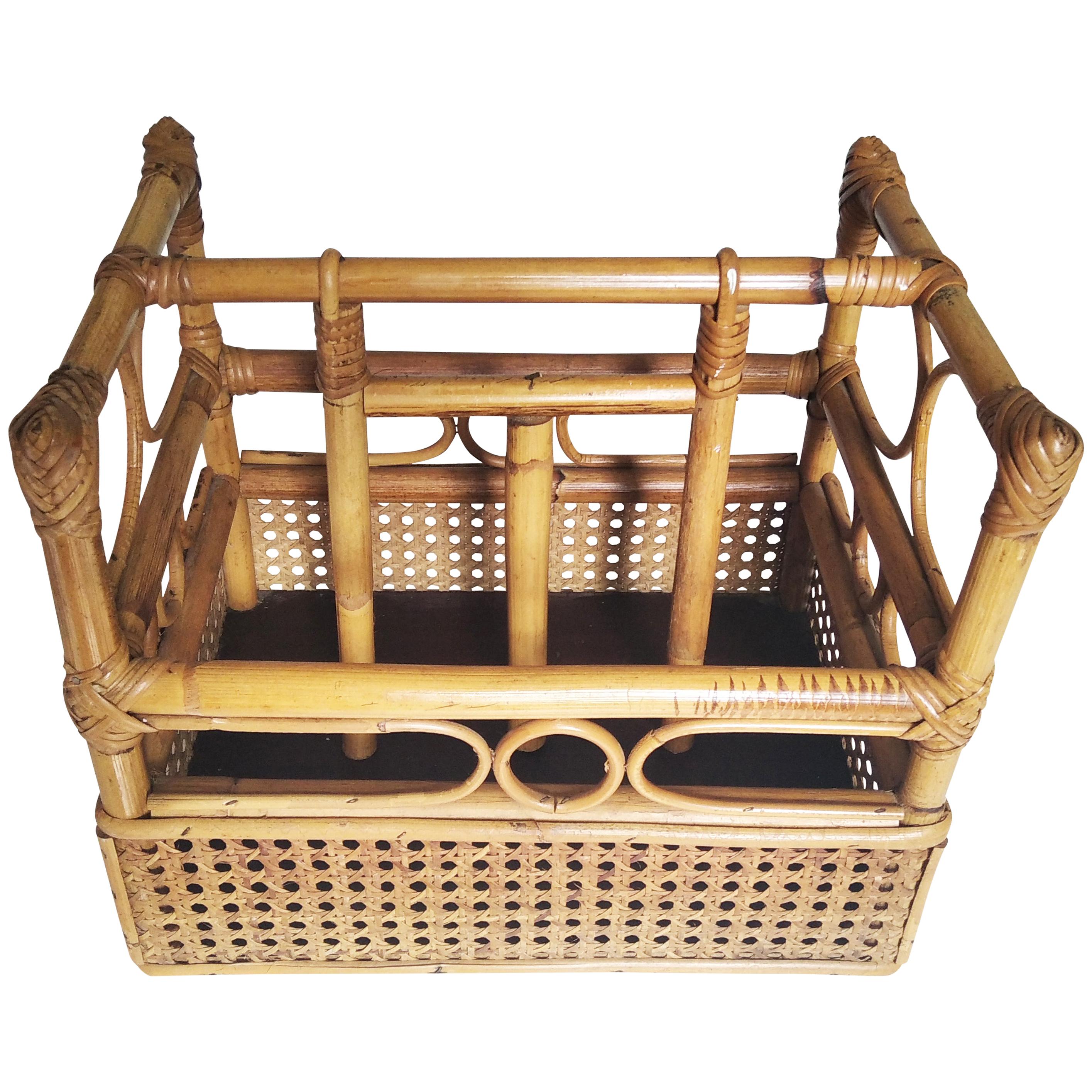 Bamboo magazine rack or botle rack/book rack
 