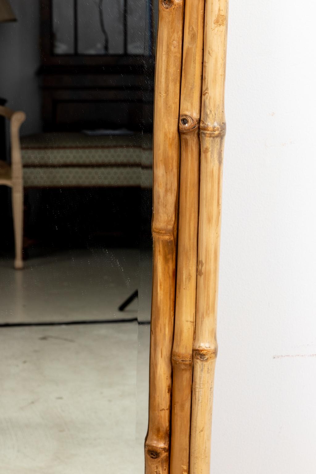 bamboo long mirror
